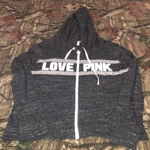PINK Hooded Zip Up